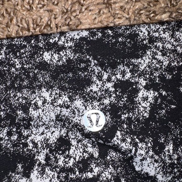 Lululemon Wunder Under High-Rise Tight 28" Size 8 Misted Jacquard Black White - Picture 3 of 4